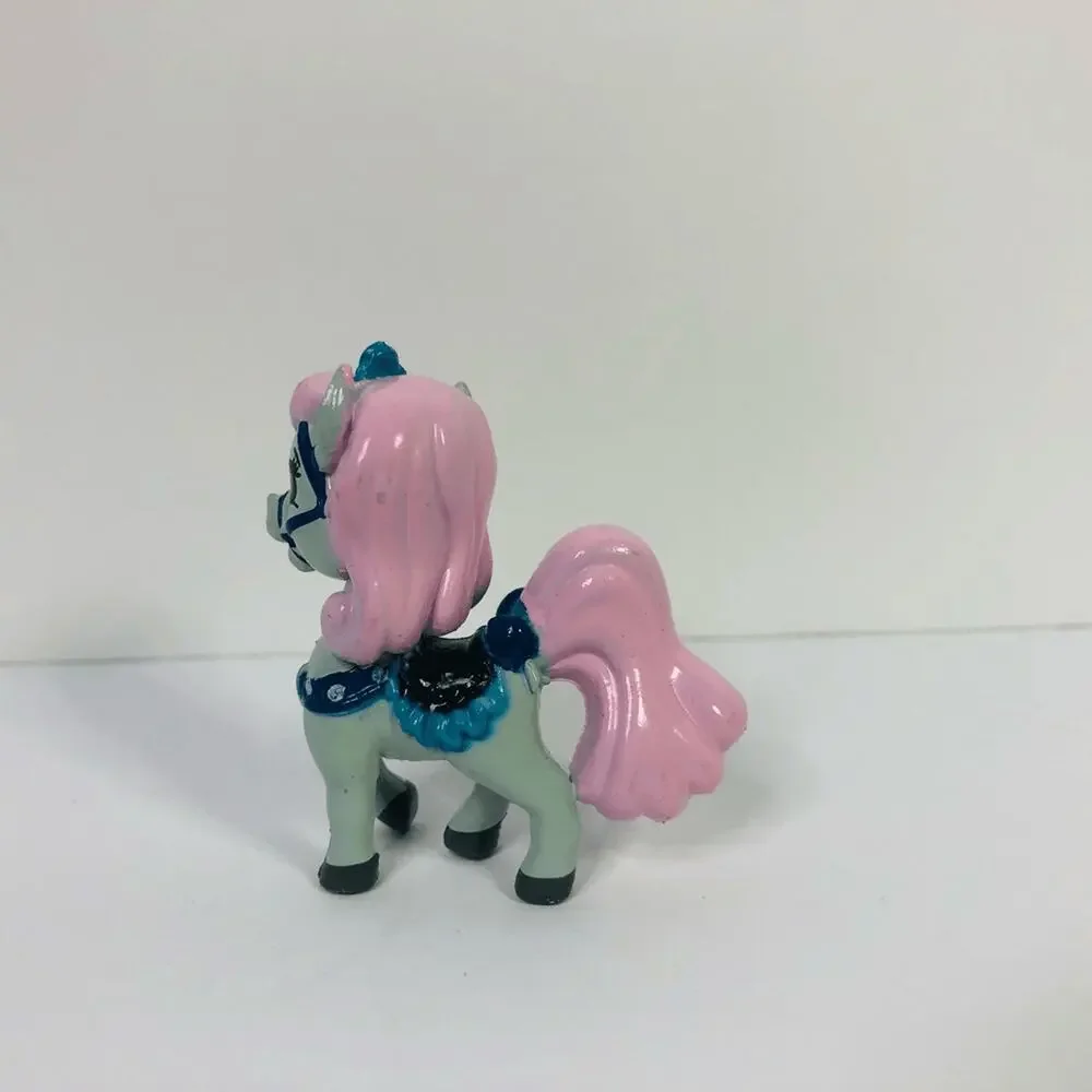 Disney Palace Pets Mini Figure Light Blue Pony‎ Pink Hair Whisker Haven Toy